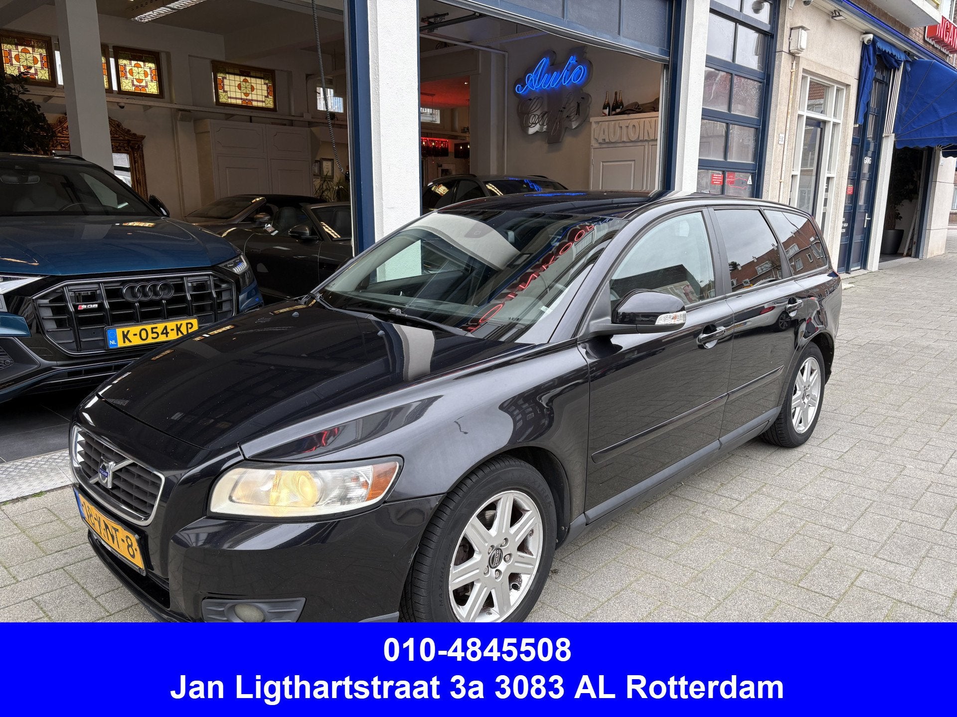Volvo V50 1.6D S/S Sport NL AUTO/CLIMA/CRUISE/EXPORT, Auto's, Volvo, Voorwielaandrijving, Gebruikt, 4 cilinders, Zwart