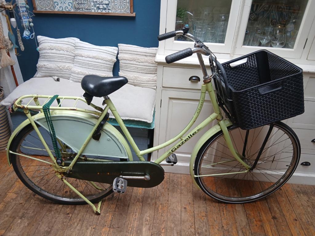 Gazelle Omafiets 28 inch terugtraprem ., 53 tot 56 cm, Ophalen of Verzenden, Gebruikt