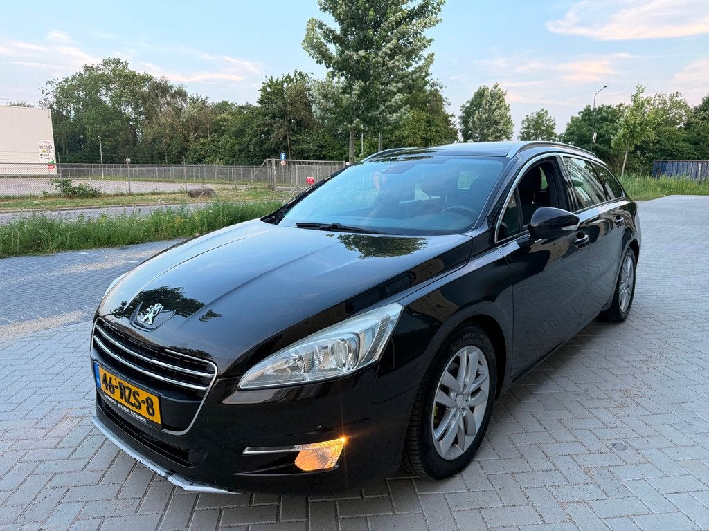 Peugeot 508 SW 1.6 THP Blue Lease Executive (bj 2011) Clima/, Auto's, Peugeot, Voorwielaandrijving, Stof, Zwart, Bruin