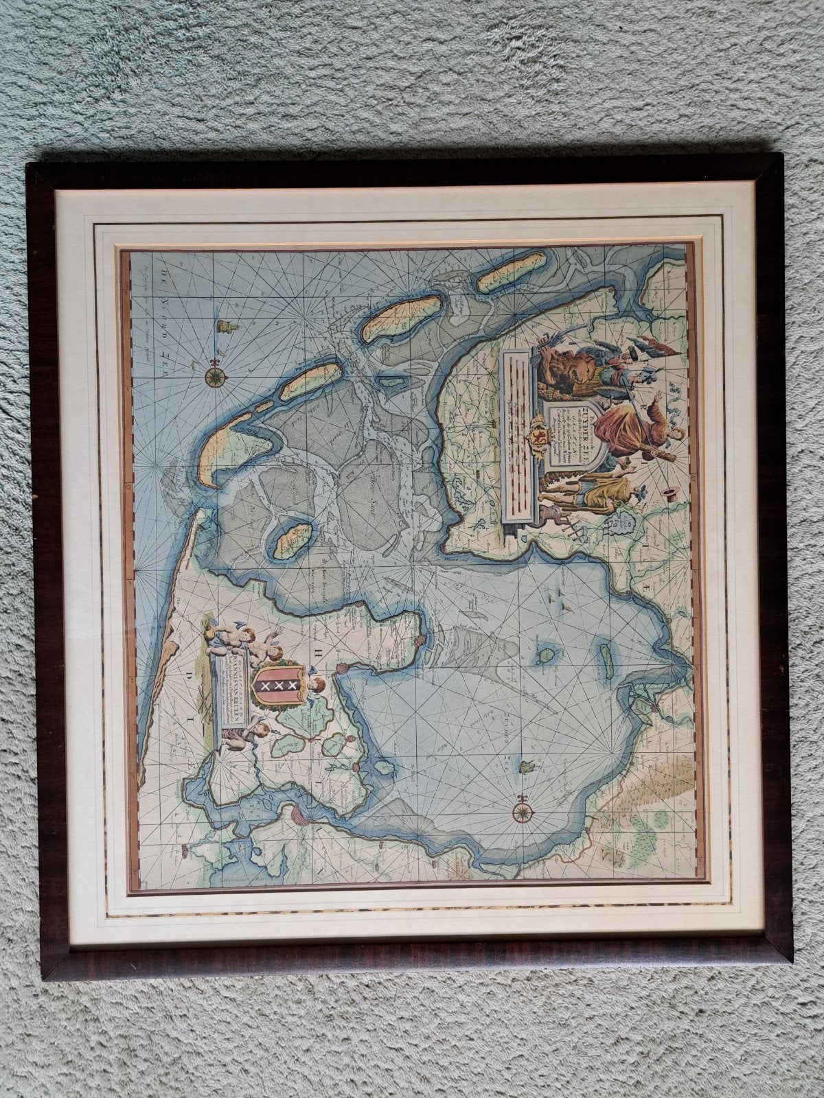 Kaart Zuyderzee (IJsselmeer), Ophalen