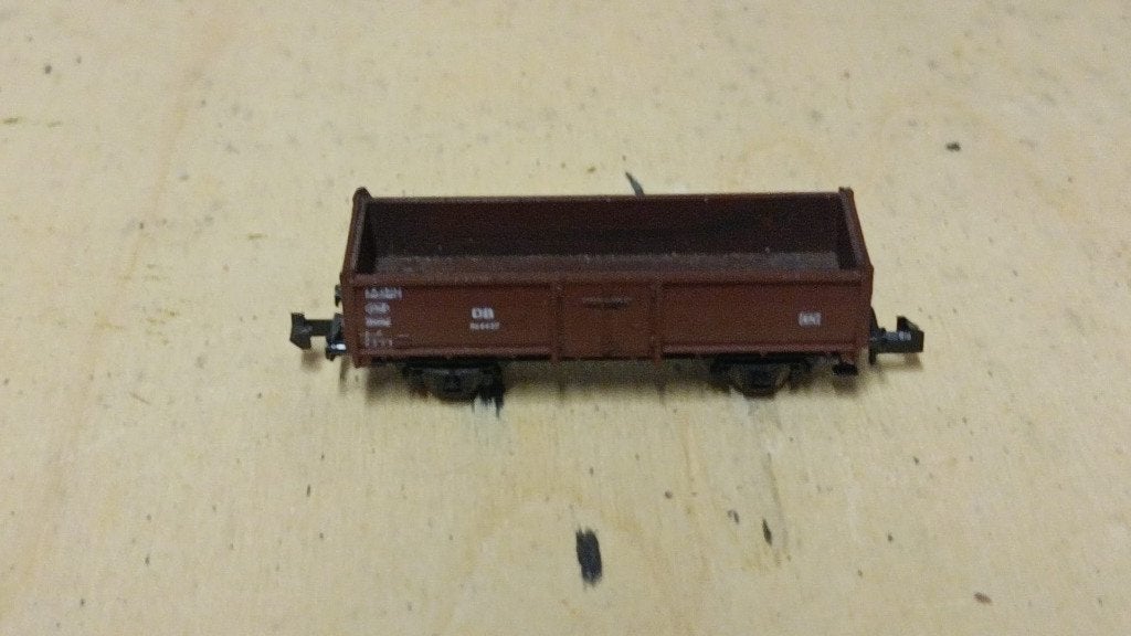 Minitrix N offener Güterwagen Hochbordwagen 864407 DB, Gebruikt, Gelijkstroom, Trix, Wagon