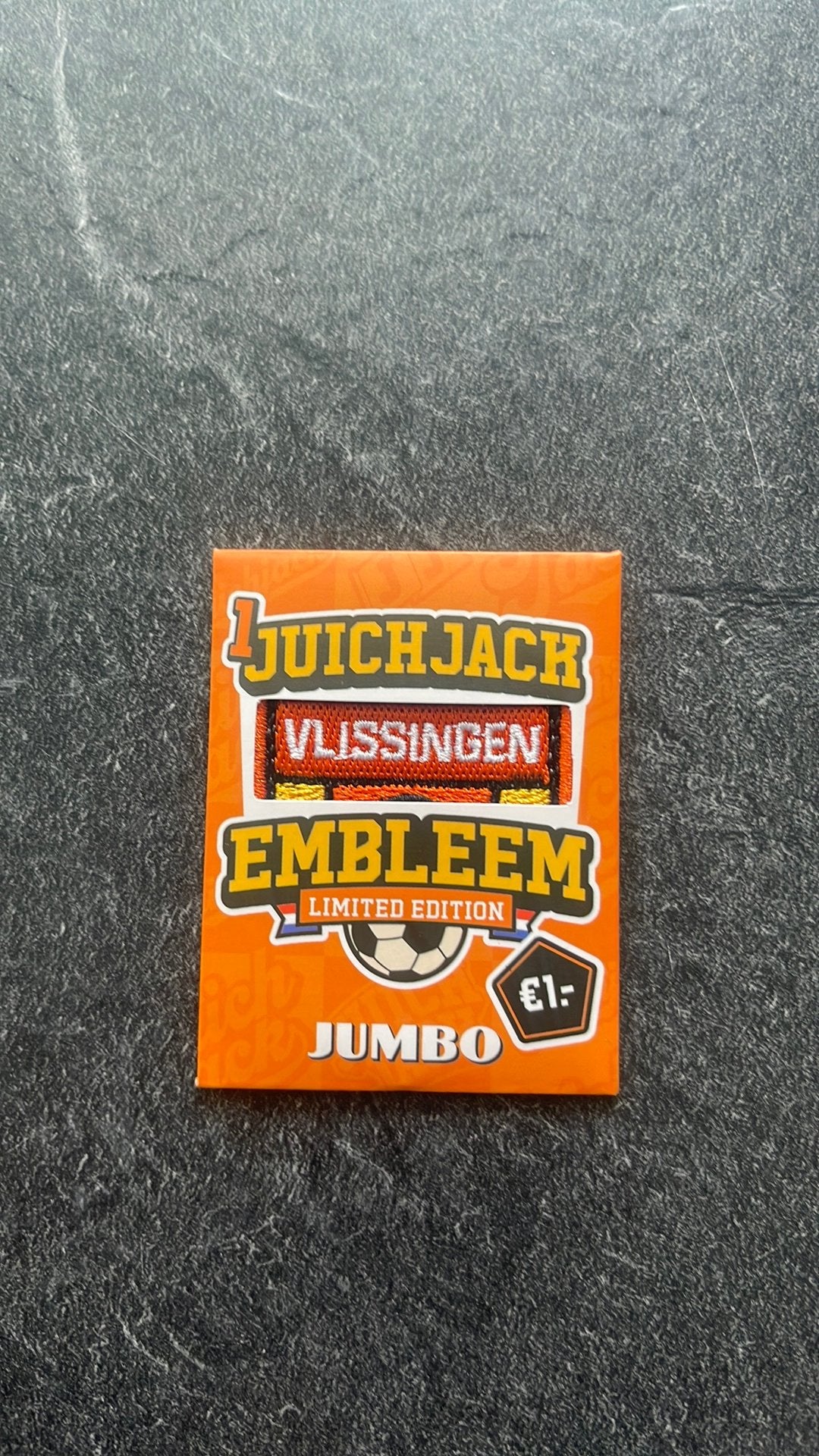 Jumbo juich embleem uit Zeeland: Vlissingen, Hobby en Vrije tijd, Spaarzegeltjes, Verzenden, Winkel, Super of Benzinepomp, Zegels, Bonnen of Punten