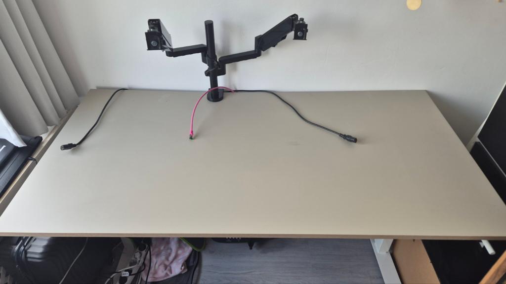 Ikea Zit Sta bureau 160x80, Ophalen, 160 cm, Metaal, In hoogte verstelbaar