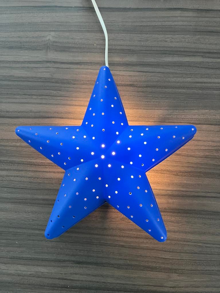 IKEA Smila Stjärna nachtlampje - Blauwe ster, Ophalen of Verzenden, Zo goed als nieuw