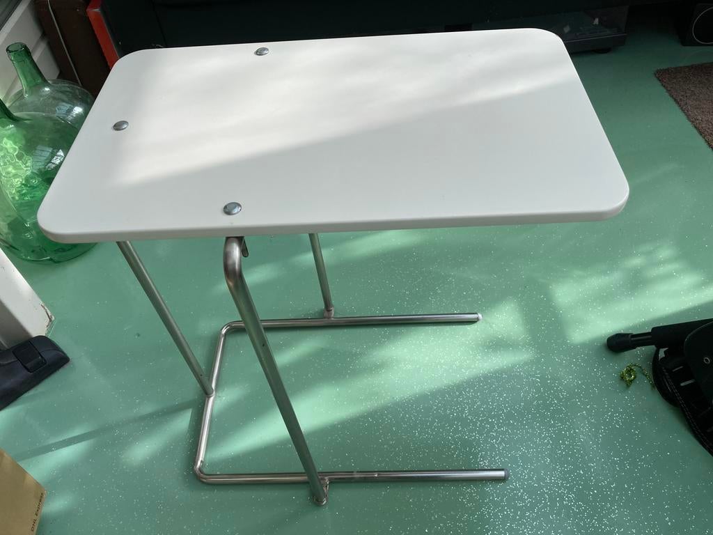 Ikea bijzettafel vintage IKEA sidetable Ikea tafeltje, 45 tot 60 cm, Minder dan 55 cm, Gebruikt, Metaal of Aluminium