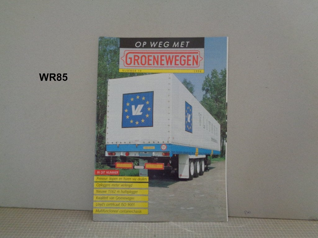Groenewegen folder, Ophalen of Verzenden, Zo goed als nieuw, Overige merken