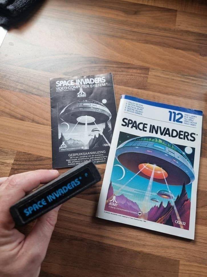 Space Invaders Atari, Gebruikt, 1 speler, Racen en Vliegen, Ophalen of Verzenden