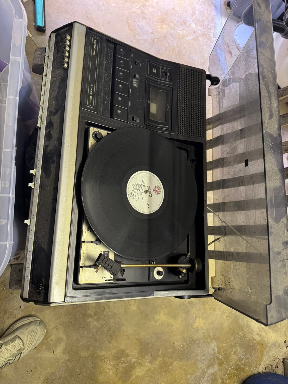 Grundig Studio 3000 vintage platenspeler jaren 70, Ophalen, Zo goed als nieuw, Overige merken