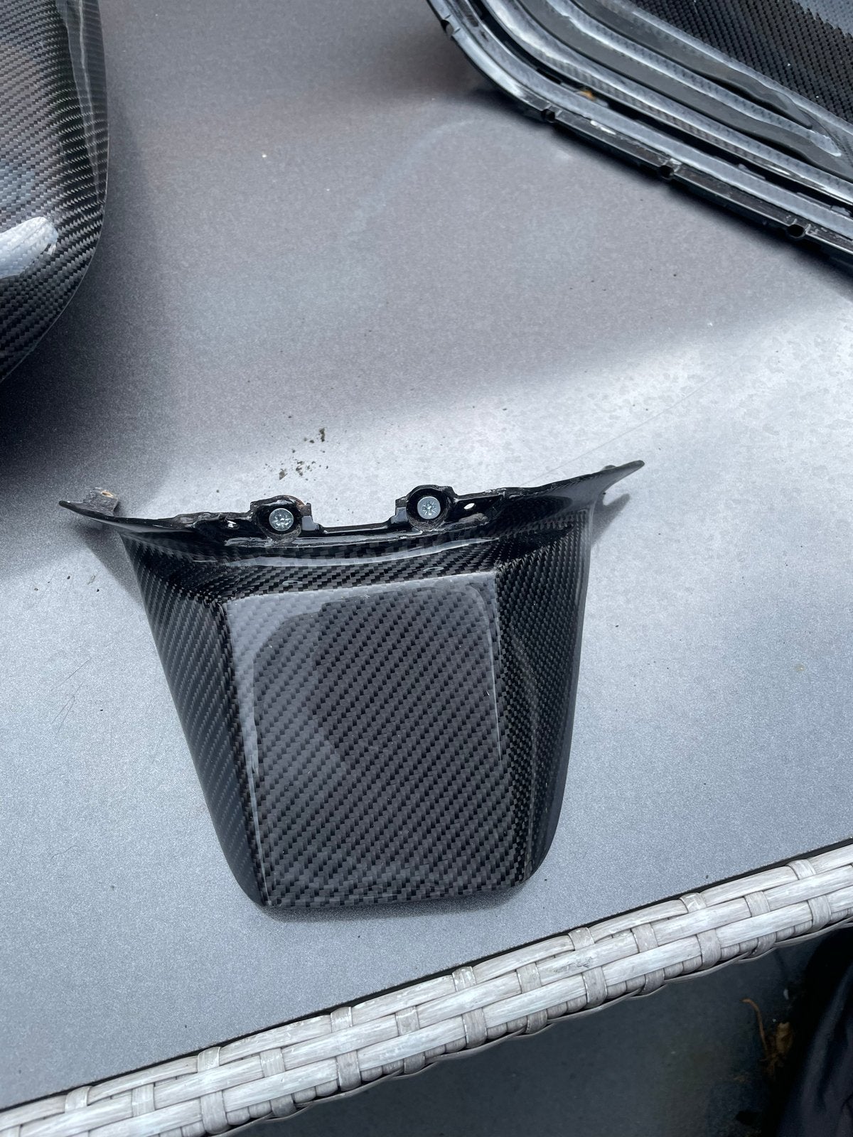 Geweven Carbon Fiber Achterspatbord, Ophalen of Verzenden, Nieuw, Kap, Vespa