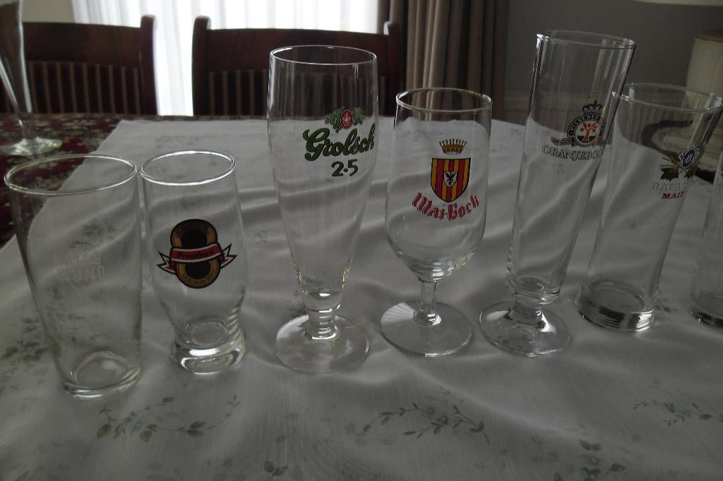 diverse merken  bierglazen, Verzamelen, Biermerken, Ophalen of Verzenden, Zo goed als nieuw, Glas of Glazen, Overige merken