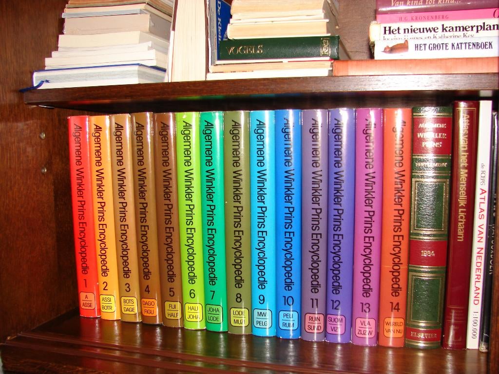 14 dlg Algemene Winkler Prins Encyclopedie + Supplement, Ophalen, Complete serie, Diverse auteurs, Zo goed als nieuw