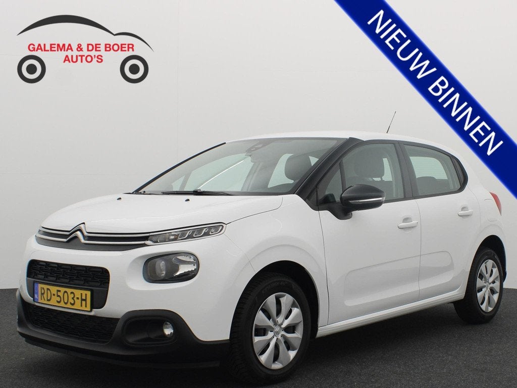 Citroen C3 1.6 BlueHDi Feel CARPLAY / NAVI / CLIMA / PDC / B, Auto's, Voorwielaandrijving, Euro 6, 4 cilinders, Wit