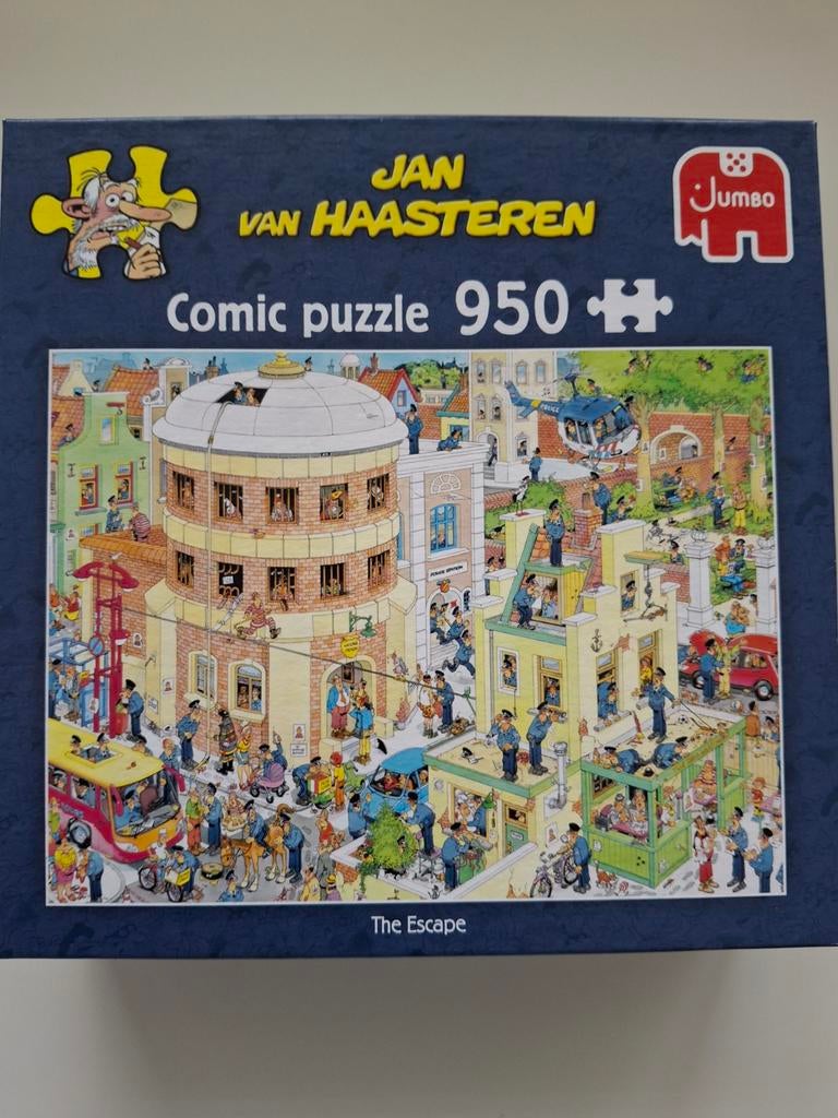 Jan van Haasteren - The Escape (950 stukjes), Hobby en Vrije tijd, Denksport en Puzzels, Ophalen, 500 t/m 1500 stukjes, Zo goed als nieuw