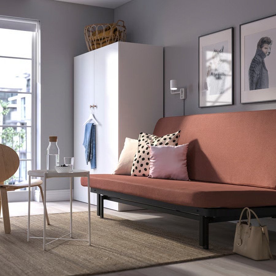 IKEA NYHAMN 3-zits Slaapbank / Sofa Bed – ZGAN / Like New, Huis en Inrichting, Ophalen, Tweepersoons, 140 cm, Zo goed als nieuw