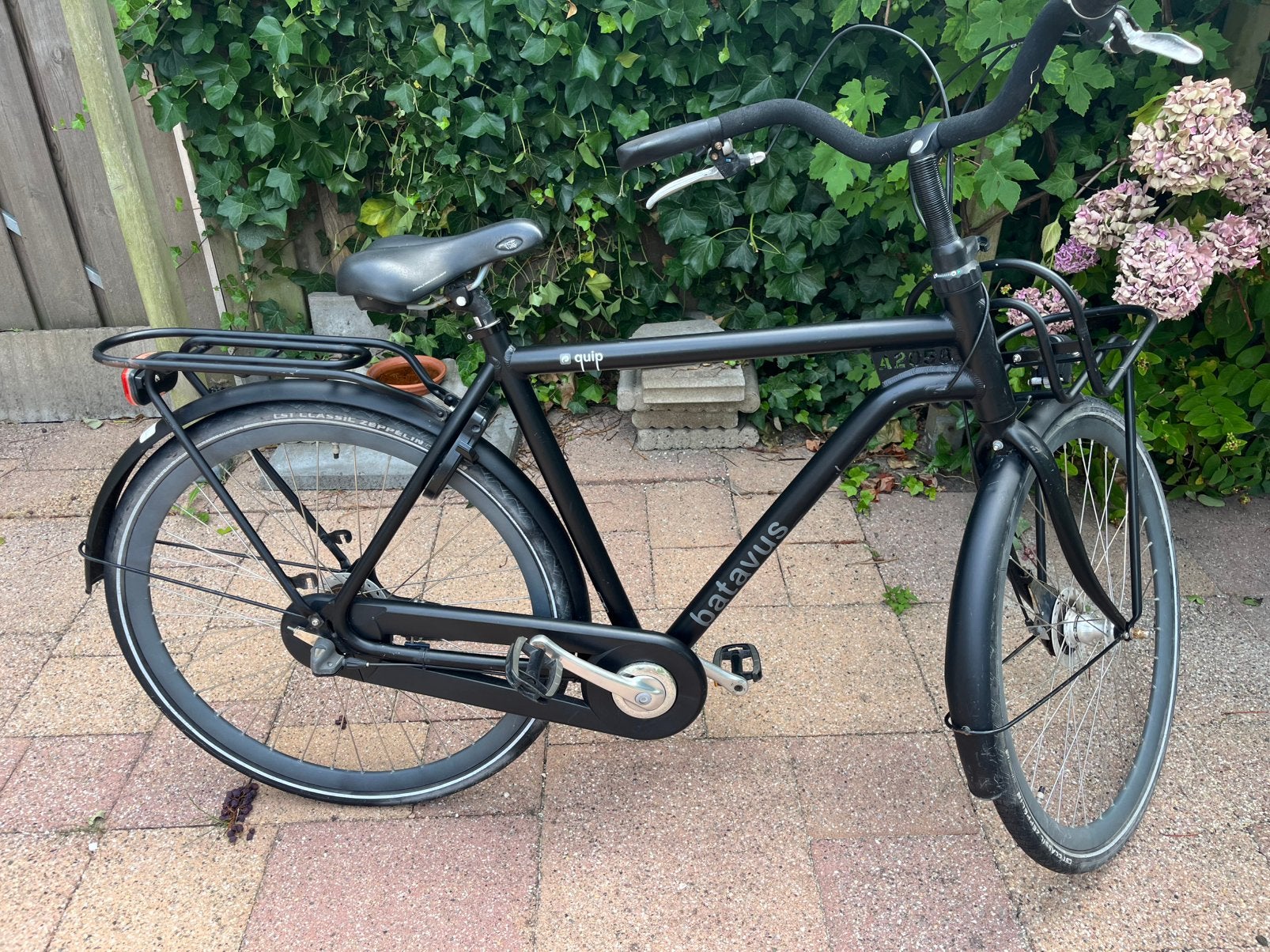 Batavus Quip fiets  28 inch – 3 versnellingen – mat zwart, Fietsen en Brommers, Ophalen, Gebruikt, Batavus, Versnellingen