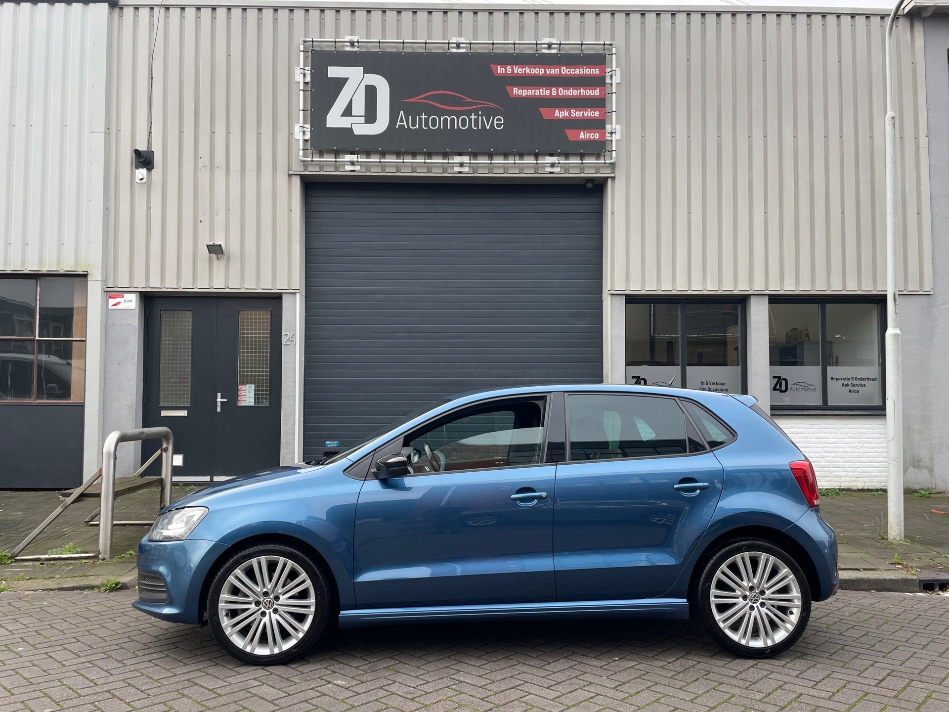 Volkswagen Polo 1.4 TSI BlueGT 2014 NL Auto NAP 5Drs Volle a, Voorwielaandrijving, 4 cilinders, Blauw, 49 €/maand