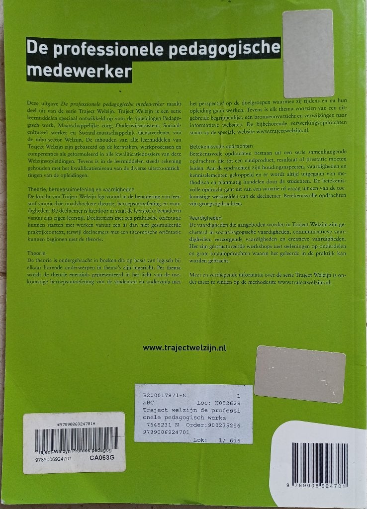 2+1 GRATIS! 10 MBO studieboeken - Traject Welzijn, Boeken, Diverse auteurs, Ophalen of Verzenden, Zo goed als nieuw, MBO