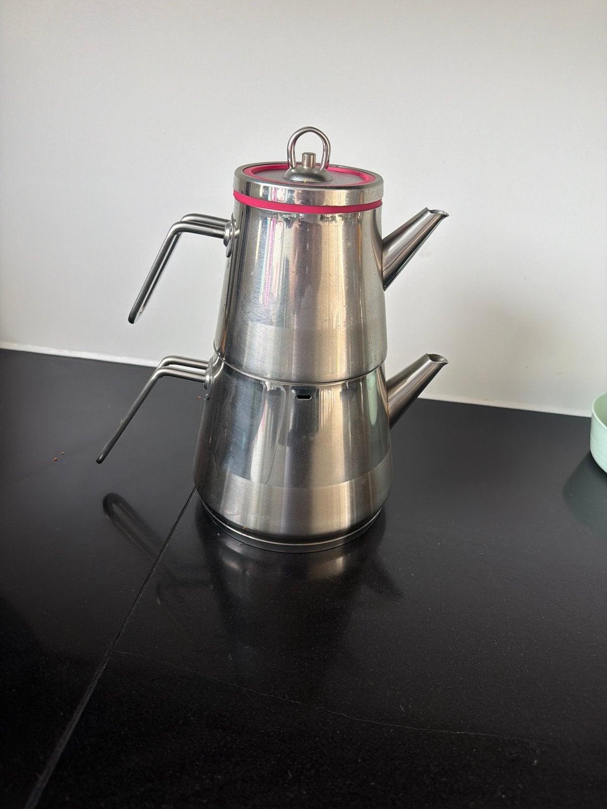 Roestvrijstalen theepot/fluitketel set, Theepot/fluitketel, Ophalen of Verzenden, Metaal, Overige merken