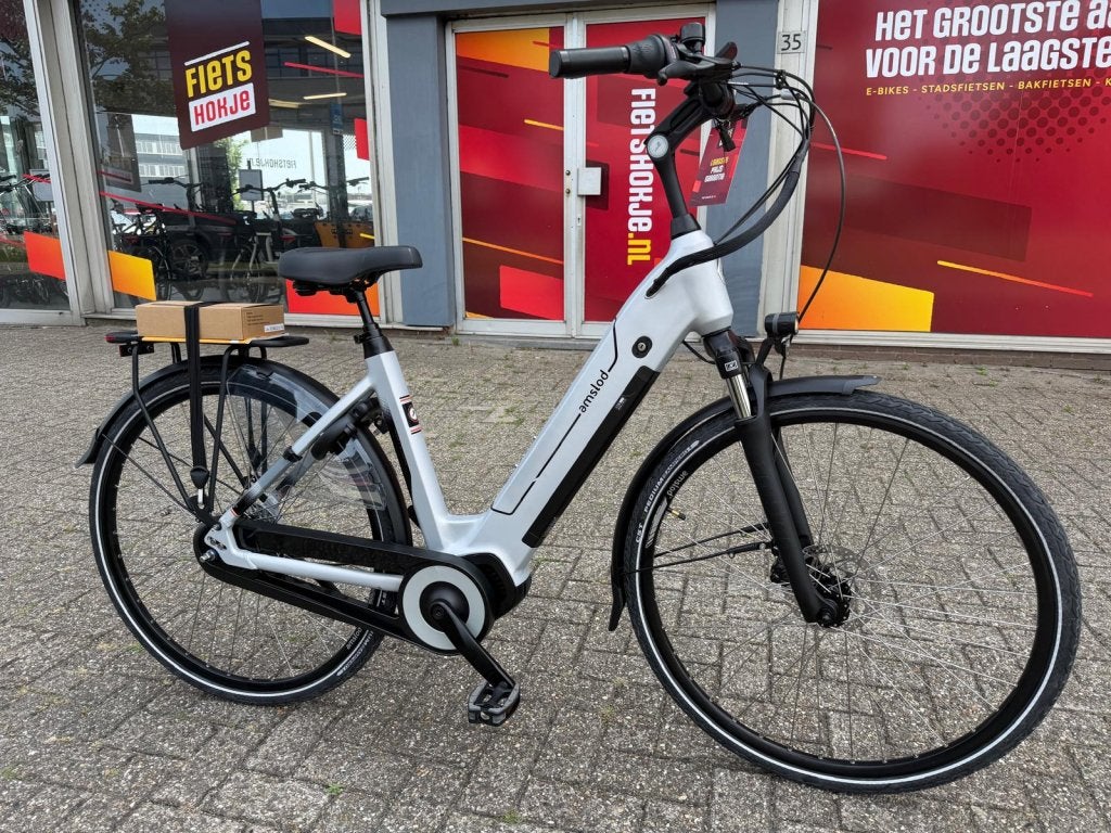 Fietshokje Beverwijk: Amslod Luton elektrische damesfiets, Niet ingevuld, Nieuw, Ophalen of Verzenden, 50 km per accu of meer
