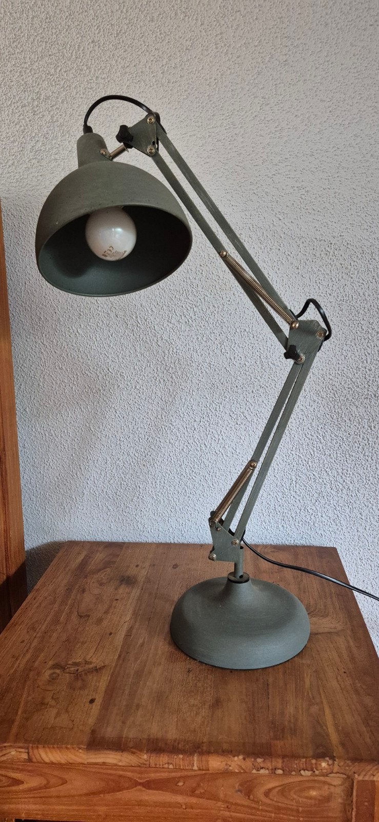 Vintage Industriële Bureaulamp, Ophalen, Gebruikt