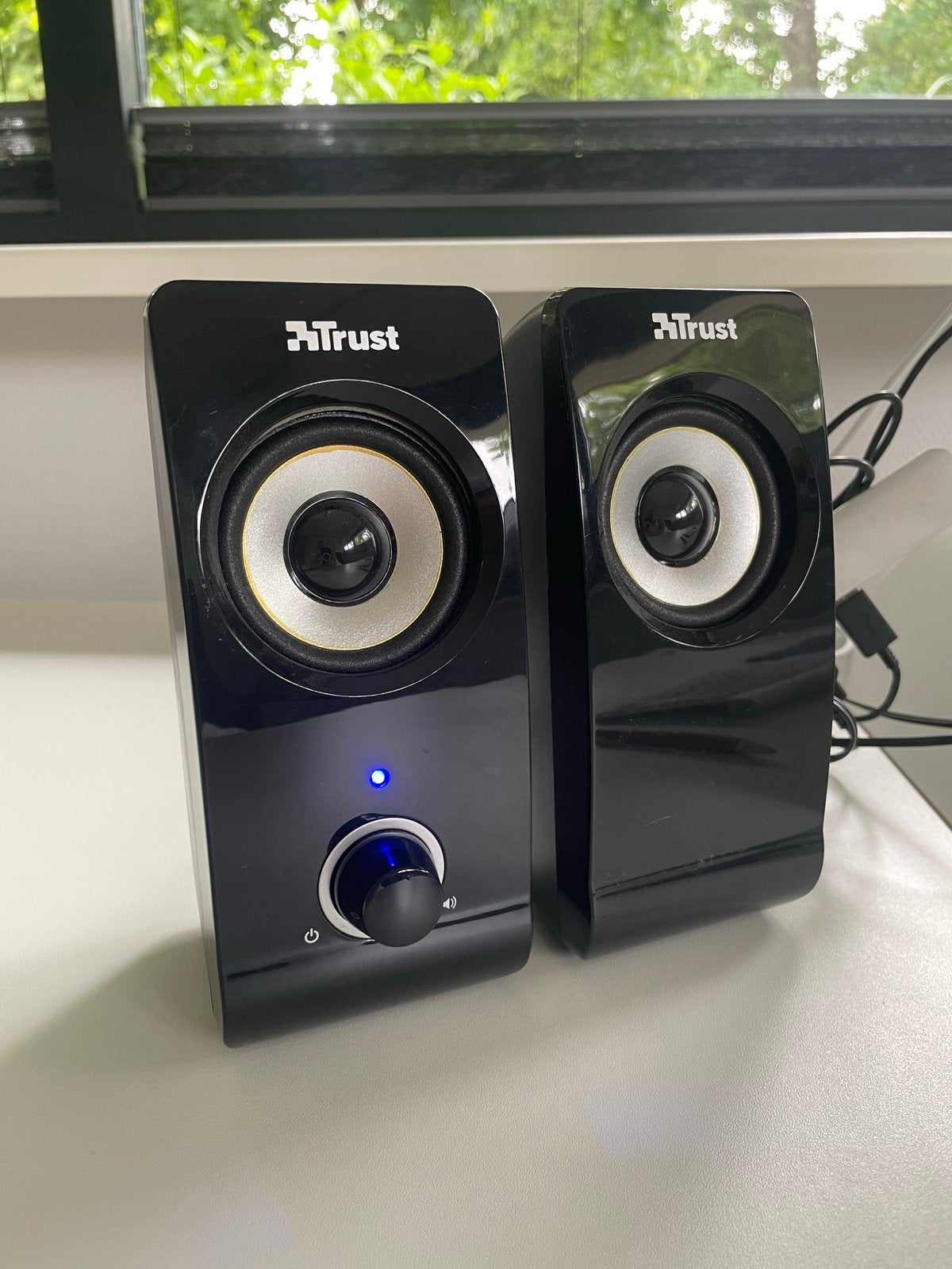 Trust Externe Boxen voor Laptop/Computer, Computers en Software, Pc speakers, Ophalen of Verzenden, Gebruikt, Audiokanaal 2