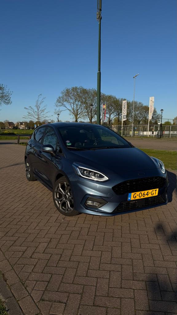 Ford Fiesta 1.0 Ecoboost 125pk 5dr 2019 Blauw, Auto's, Ford, Voorwielaandrijving, Euro 5, Zwart, 580 kg