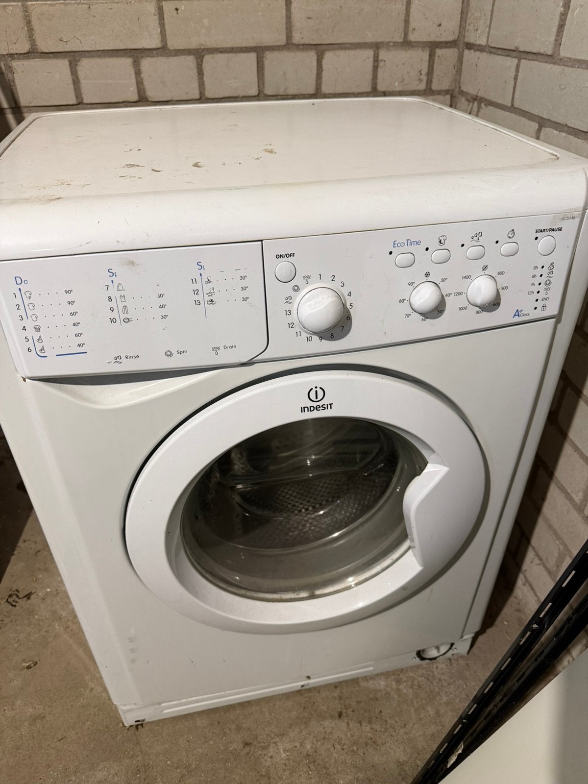 wasmachine, Ophalen of Verzenden, Zo goed als nieuw, 1200 tot 1600 toeren