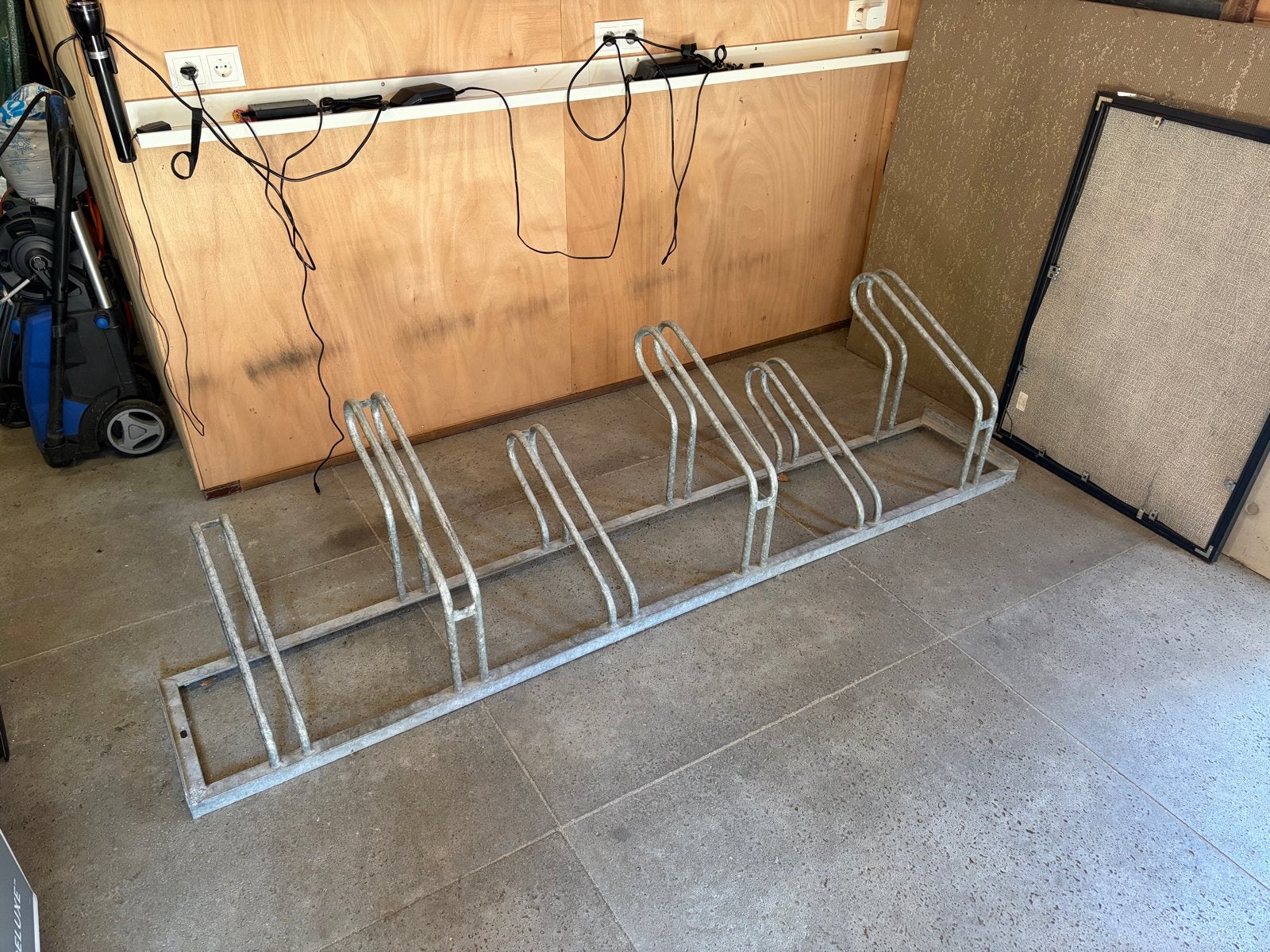 Robuust fietsenrek voor 5 fietsen - B225xD50xH53, Fietsen en Brommers, Fietsaccessoires | Fietsenrekken, Ophalen, Gebruikt