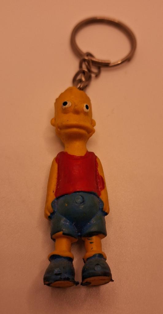 Vintage Bart Simpson sleutelhanger, Verzamelen, Ophalen of Verzenden, Gebruikt