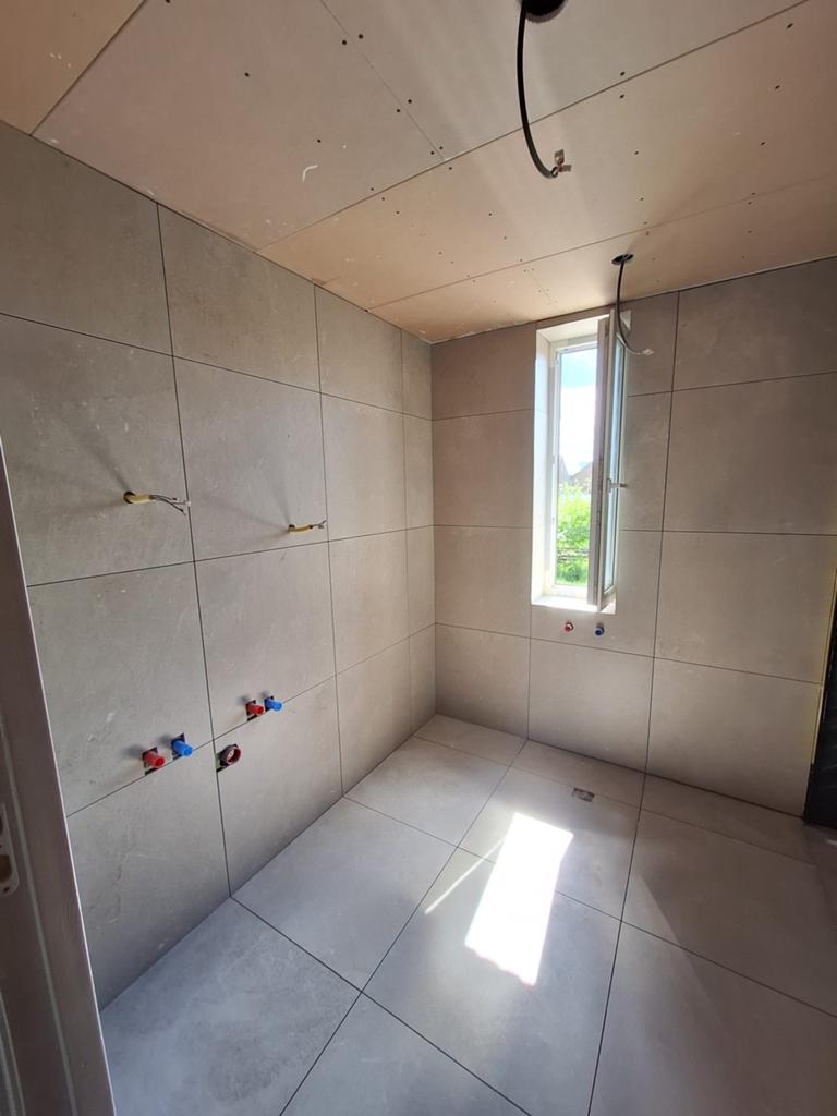 6st. 60x60 tegels beige, Ophalen, 60 cm of meer, Nieuw, Minder dan 5 m²