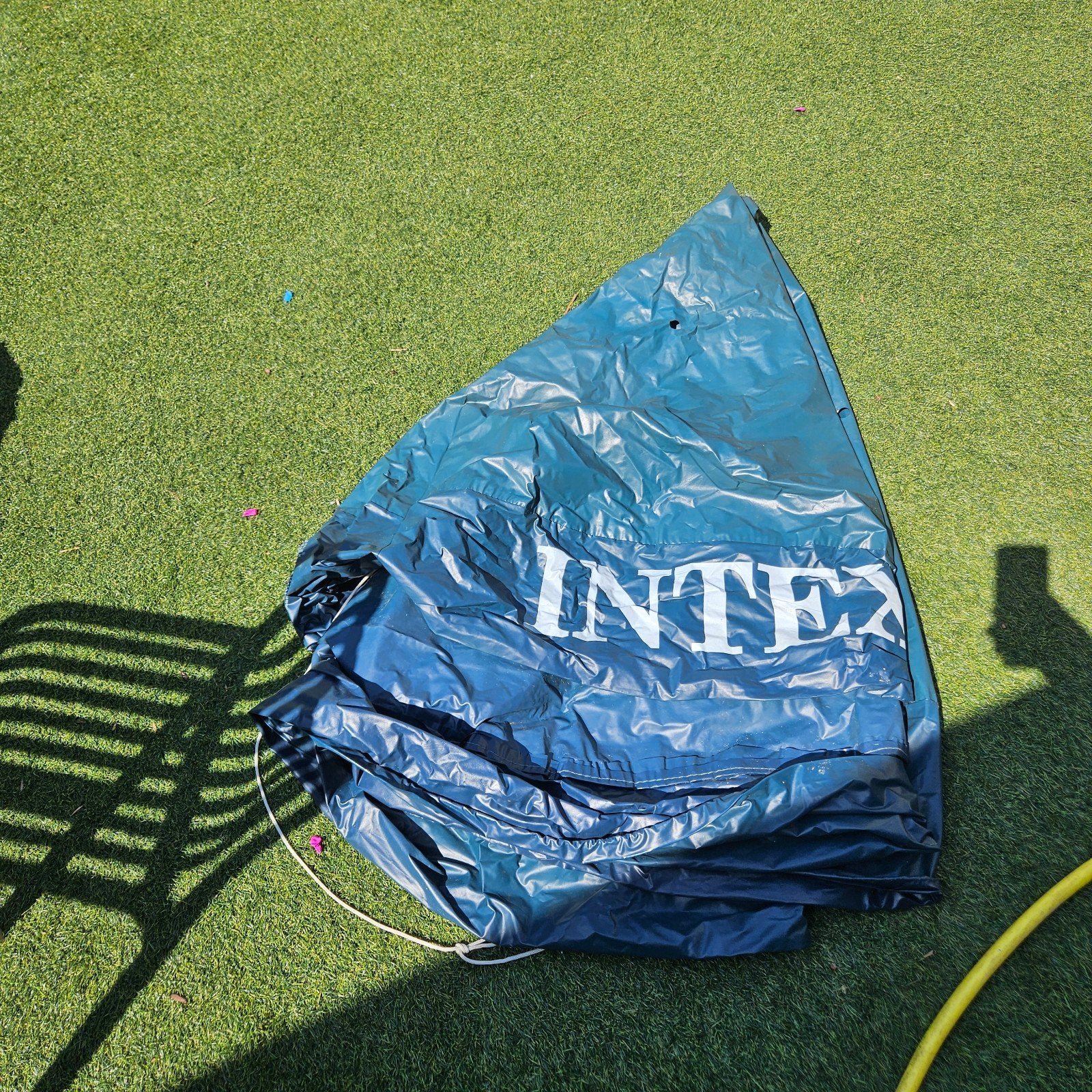 Intex afdekzeil, Ophalen, Afdekzeil