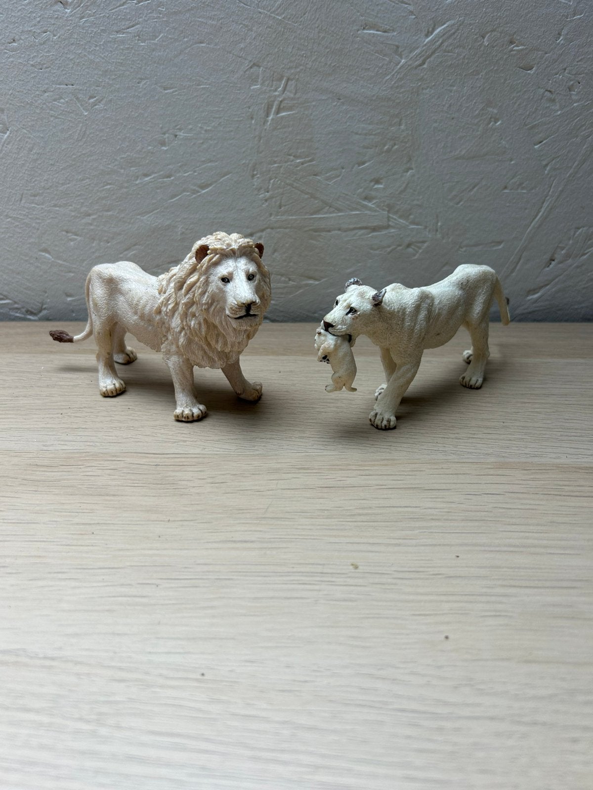 Papo witte leeuwen, Verzamelen, Dierenverzamelingen, Ophalen of Verzenden, Zo goed als nieuw, Paard, Beeldje of Figuurtje