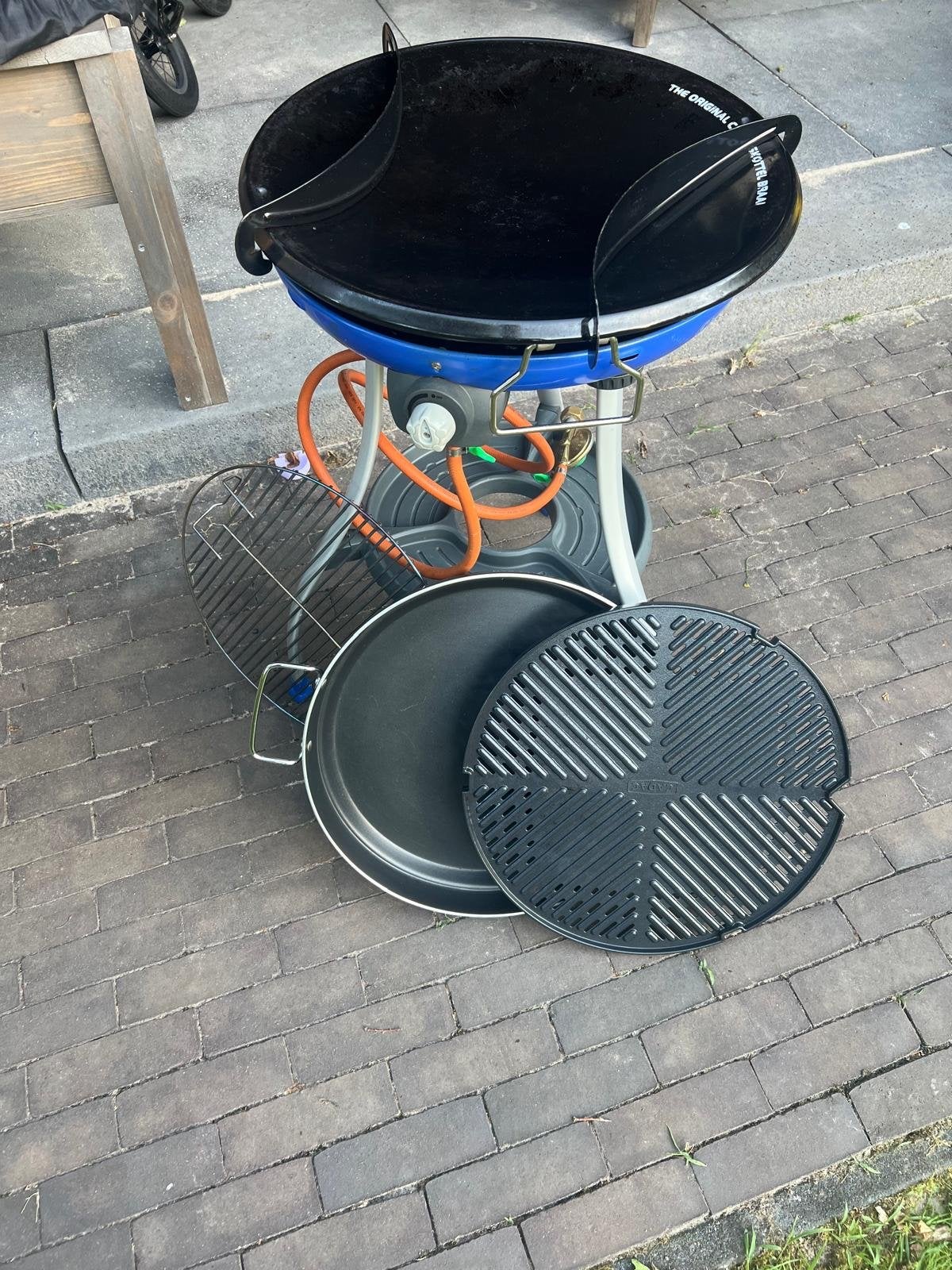 Originele Cadac Skottelbraai met hoes en accessoires, Ophalen of Verzenden, Gebruikt