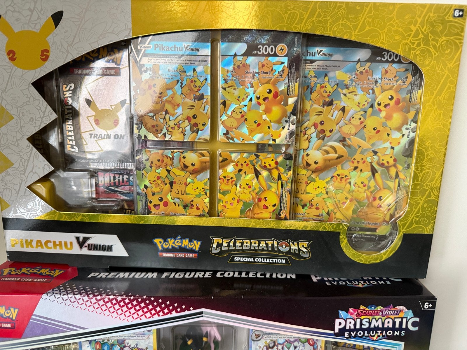 Pokémon Celebrations Pikachu V-UNION Premium Collectie, Ophalen, Nieuw, Overige typen