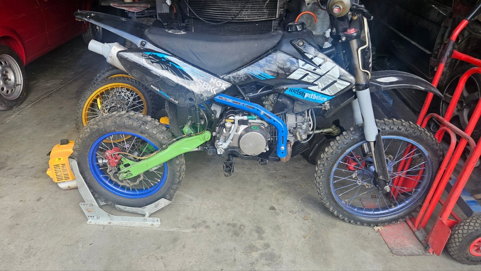 Pitbike 140cc, Ophalen, Pitbike