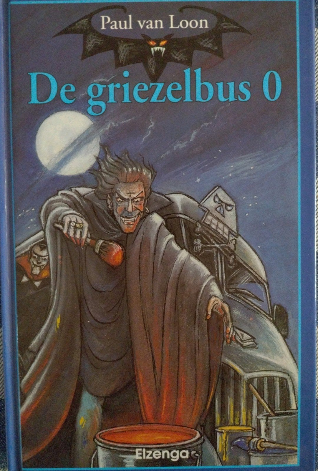 Boek De griezelbus 0 (Paul van Loon, gesigneerd, 1e druk), Paul van Loon, Ophalen of Verzenden, Zo goed als nieuw, Fictie