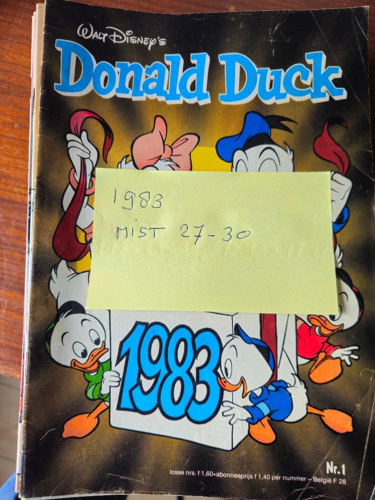 Donald Duck 1983, Donald Duck, Meerdere stripboeken, Ophalen, Gelezen