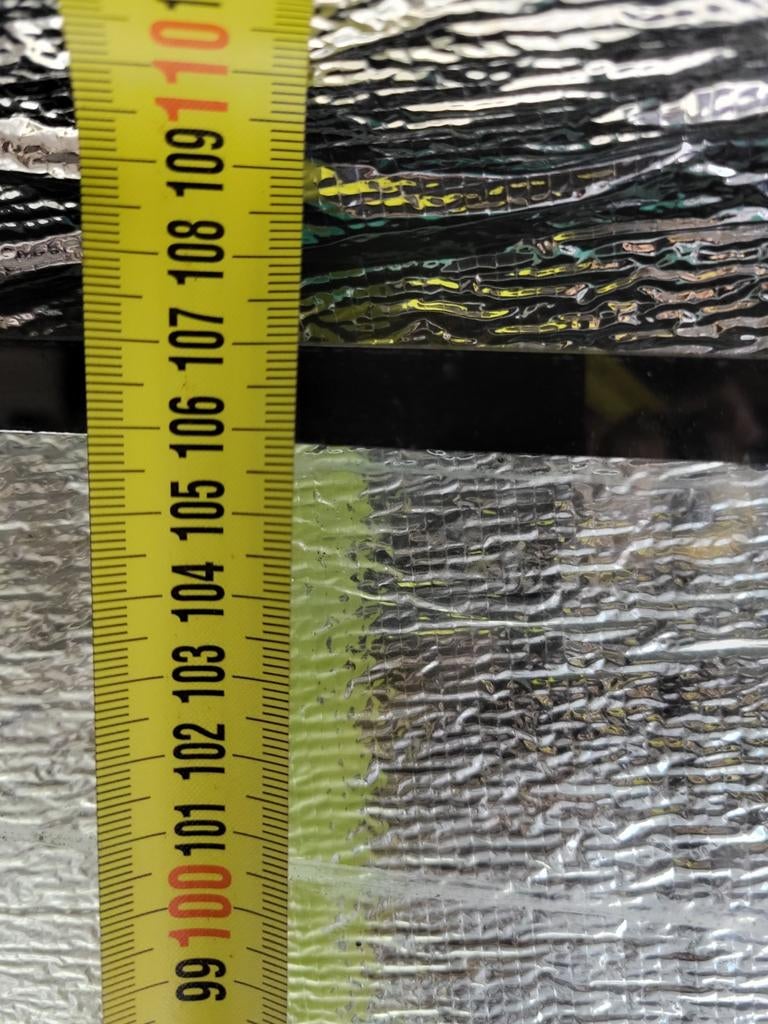 Dubbel glas - 107x64 cm, Ophalen of Verzenden, Gebruikt, Gevelraam of Ruit, Dubbelglas