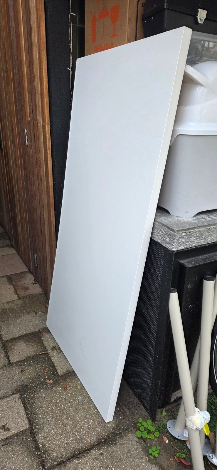 Ikea bureau Linnmon / Adils, Ophalen, 150 cm, Spaanplaat of MDF, Zo goed als nieuw