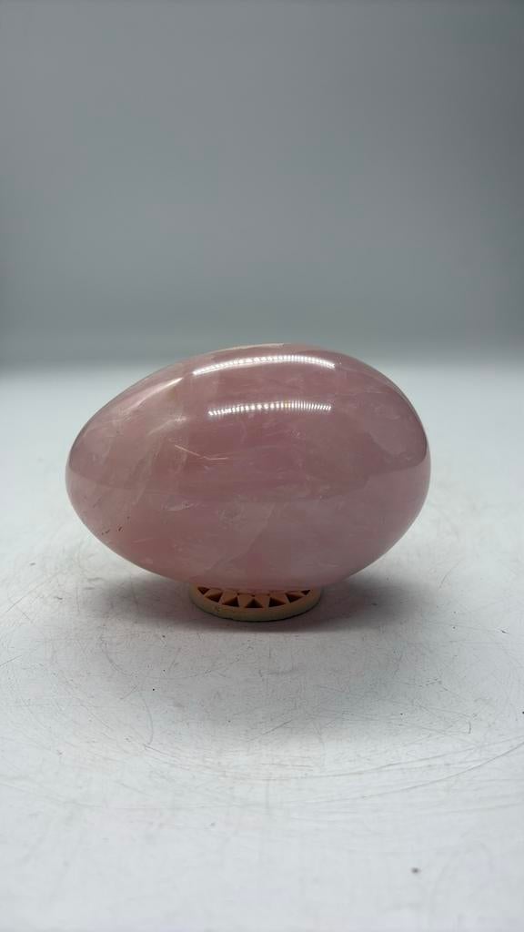 Rozenkwarts Ei - Liefde en Harmonie Kristal, Ophalen of Verzenden, Nieuw