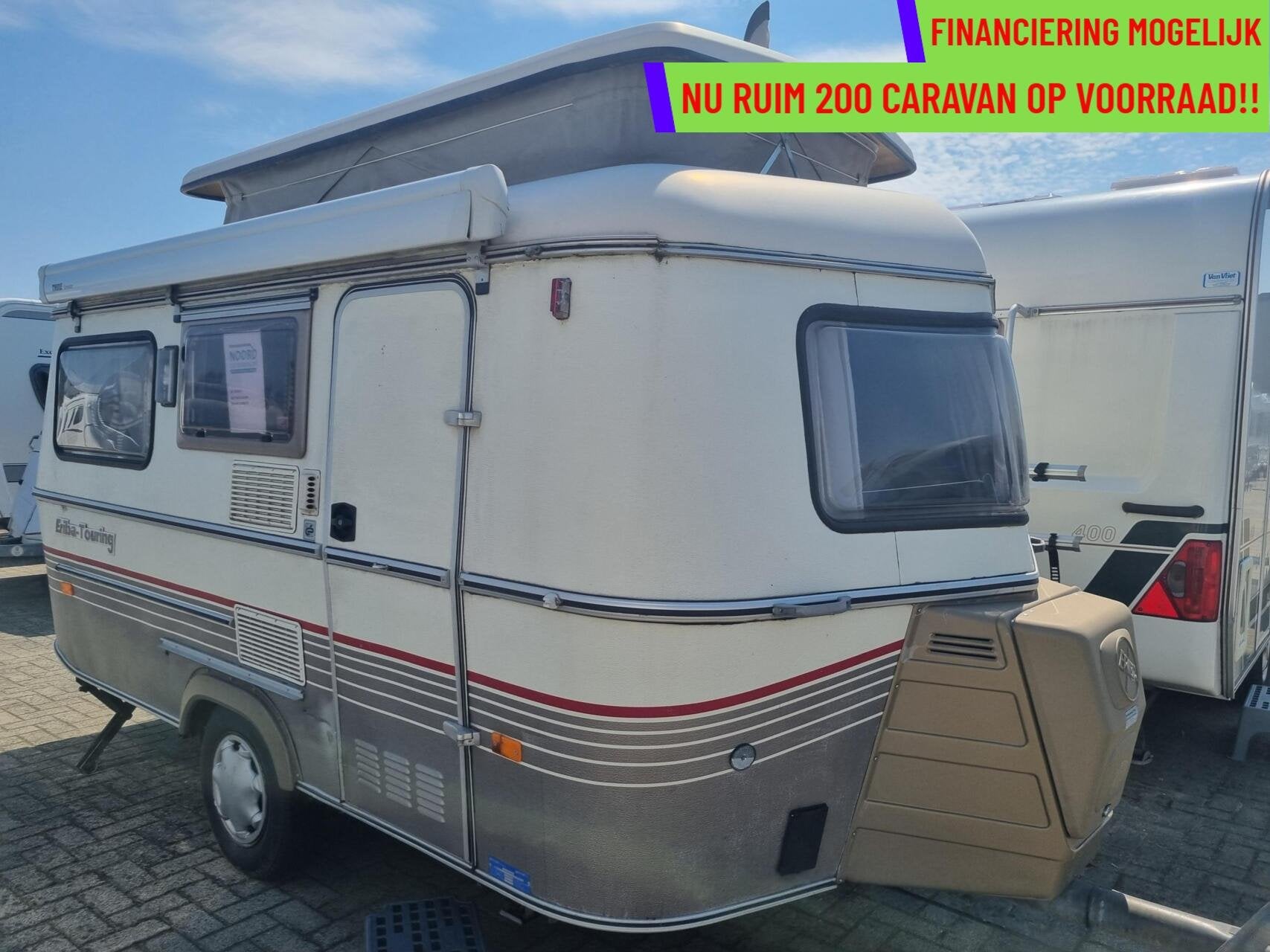 Eriba TRITON touring 430 HEFDAK + CASS LUIFEL + DWARSBED, Bedrijf, Tot en met 3, Serviceluik, Eriba