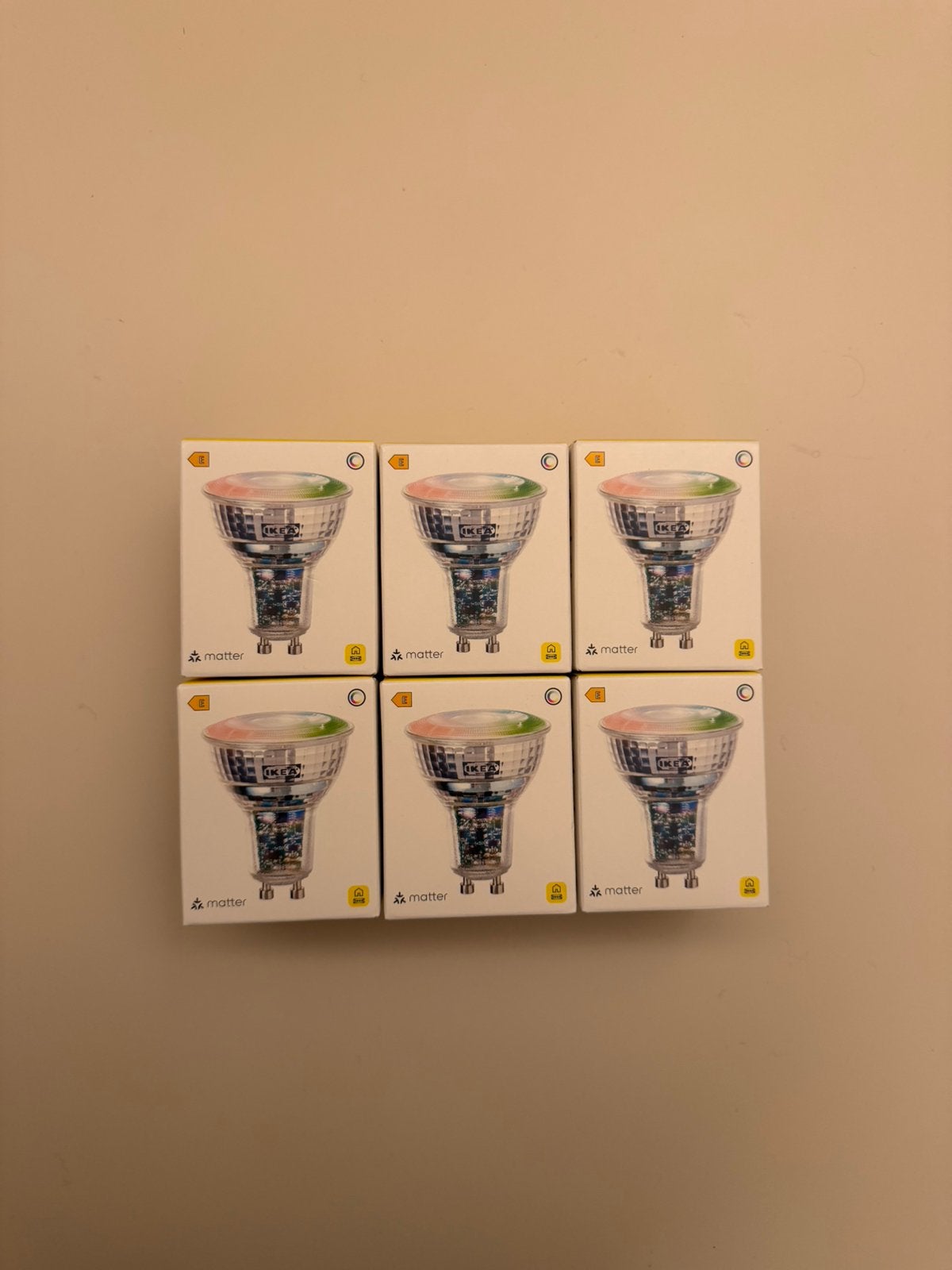 Ikea KAJPLATS Led-lamp GU10 smart gekleurd en wit spectrum, Led-lamp, GU10, Nieuw, Ophalen of Verzenden