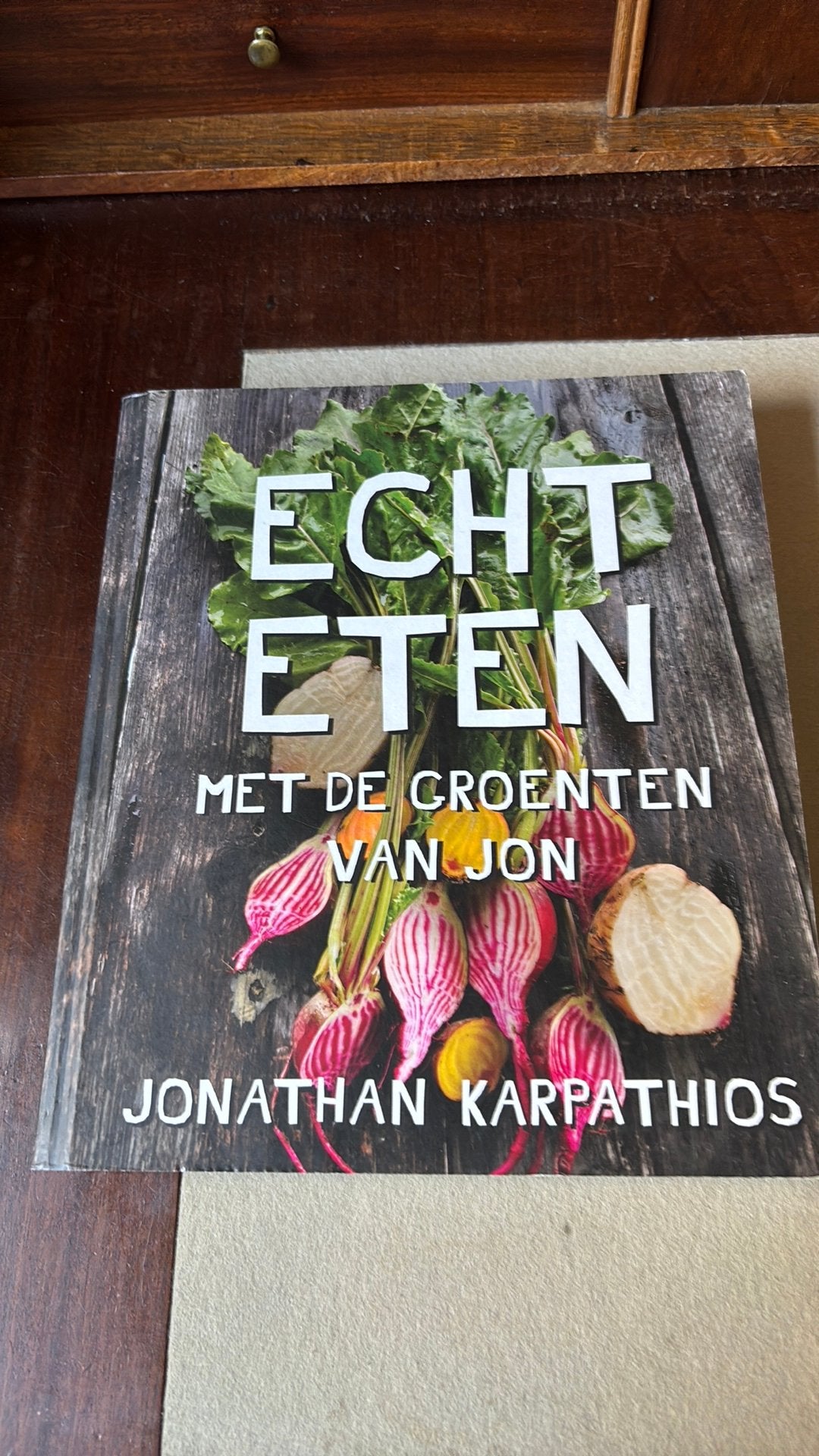 Jonathan Karpathios - Echt eten, Boeken, Kookboeken, Zo goed als nieuw, Ophalen of Verzenden