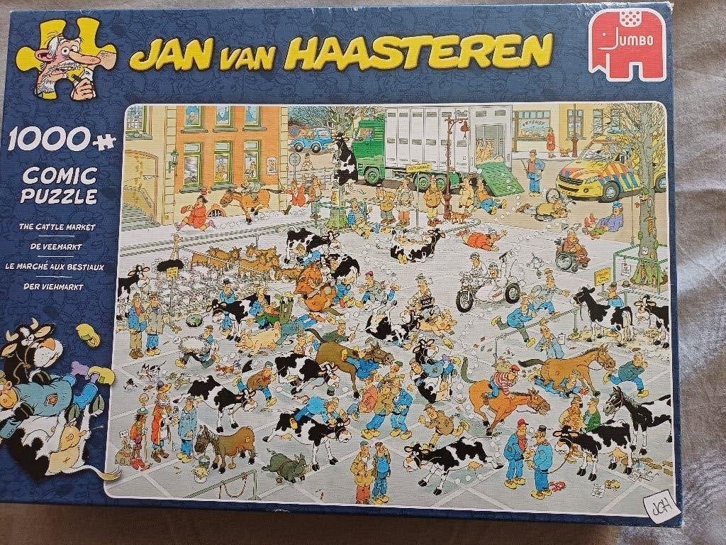denksport-jvhaasteren puzzel, Ophalen, Meer dan 50 stukjes, Zo goed als nieuw, 6 jaar of ouder