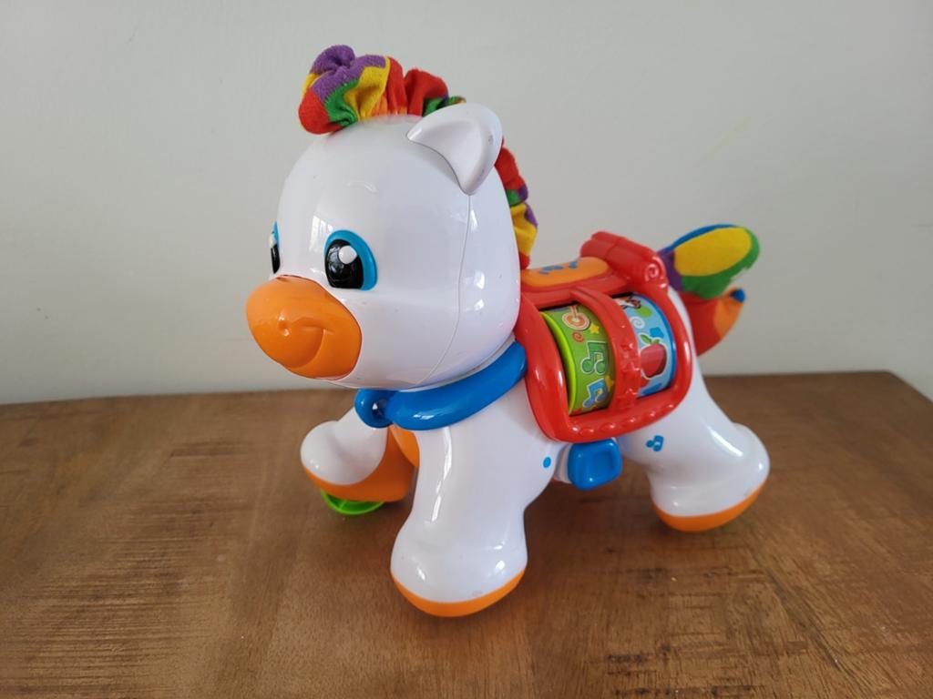 Clementoni speelpaard, Kinderen en Baby's, Speelgoed | Babyspeelgoed, Ophalen of Verzenden, Gebruikt, Overige typen