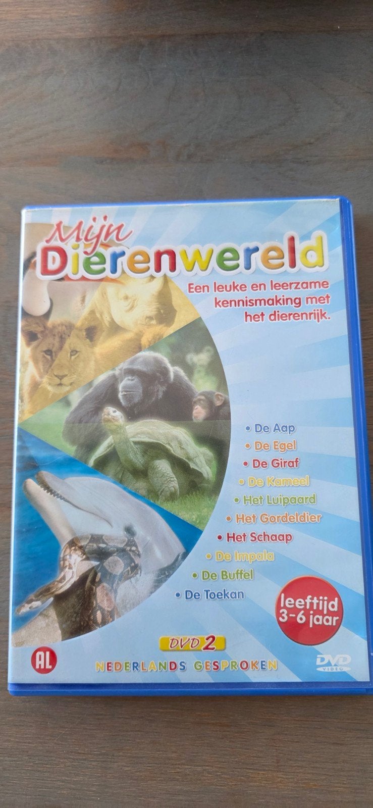 Mijn Dierenwereld DVD 2 - Educatieve Dierenfilm (3-6 jaar), Gebruikt, Alle leeftijden, Documentaire/non-fictie, Educatief