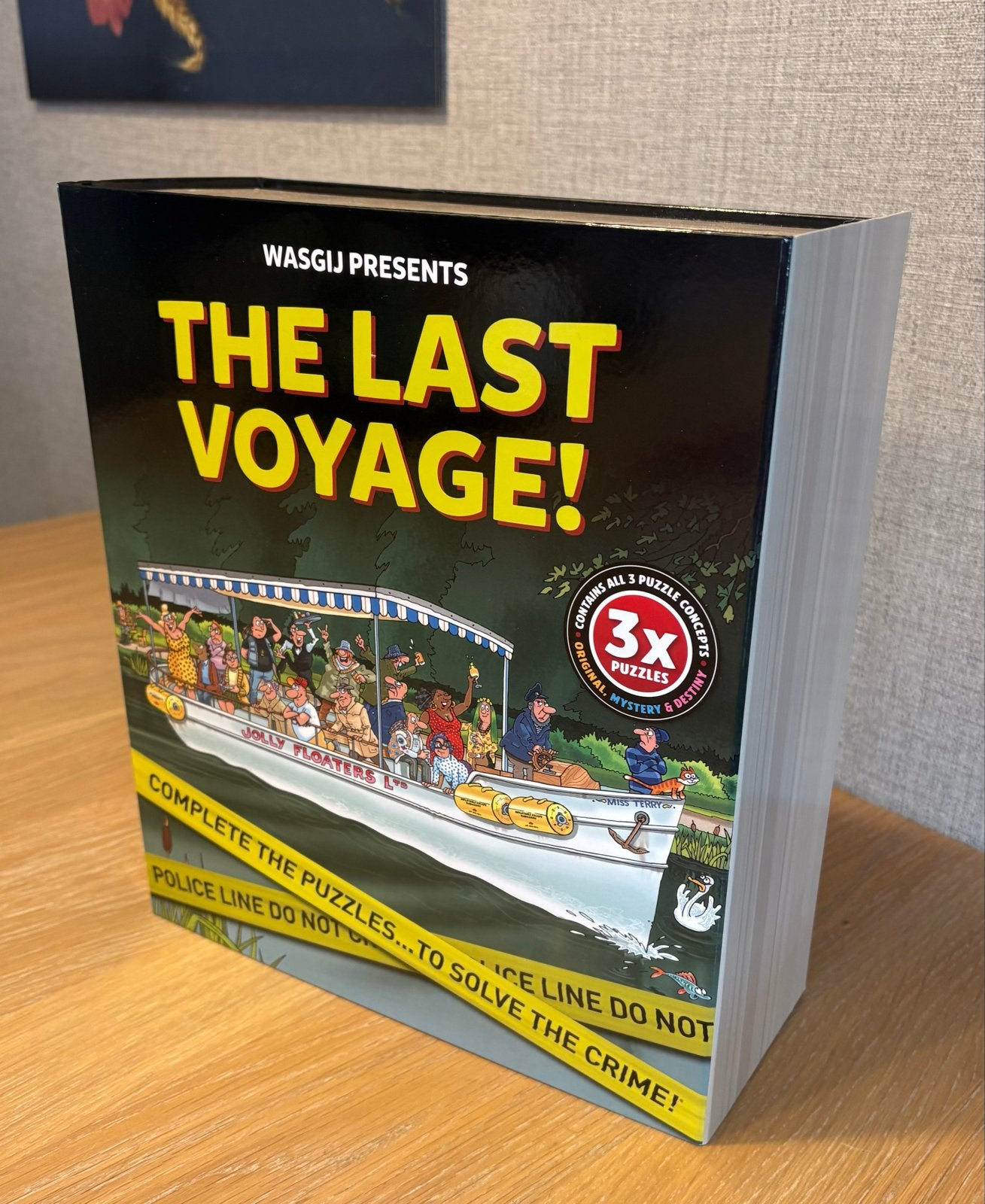 Wasgij The Last Voyage! 3-in-1 Puzzel, Ophalen, 500 t/m 1500 stukjes, Zo goed als nieuw, Puzzelboek