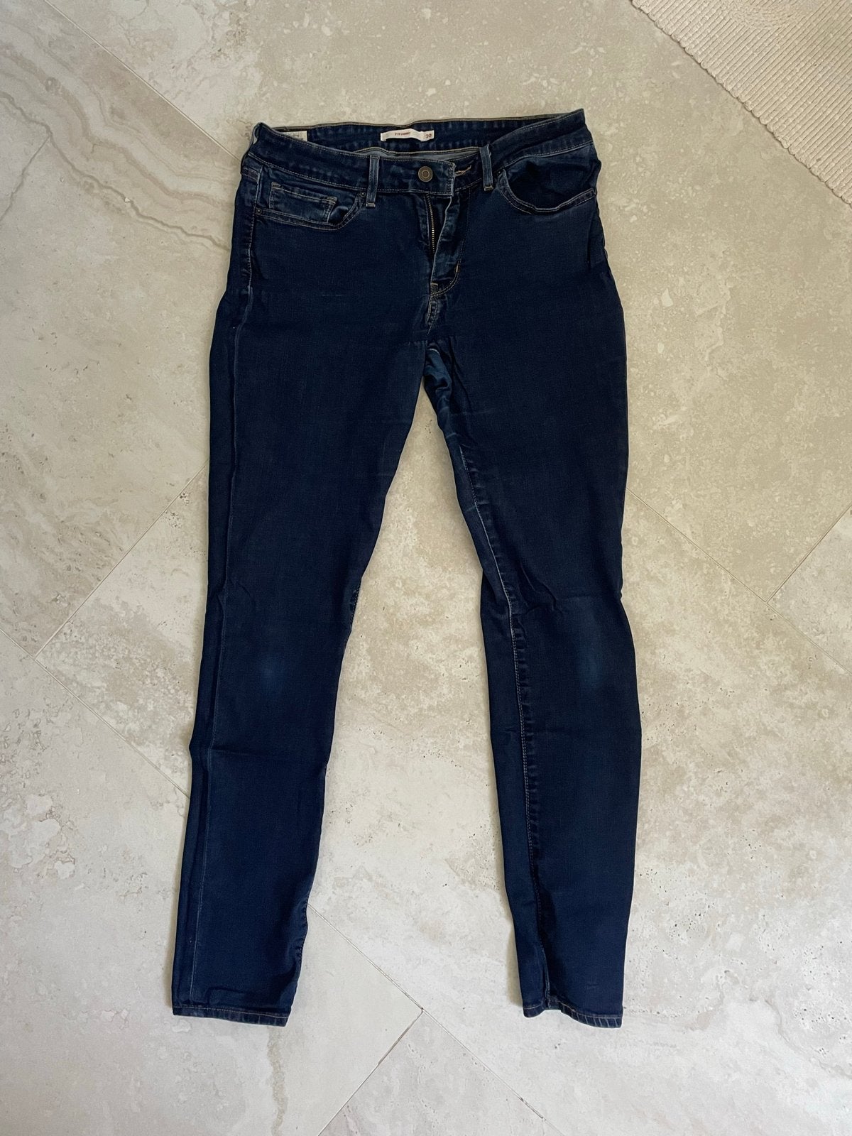 Levi's 711 Skinny Jeans - Maat W30, Kleding | Dames, Ophalen of Verzenden, Gedragen, Blauw, W30 - W32 (confectie 38/40)