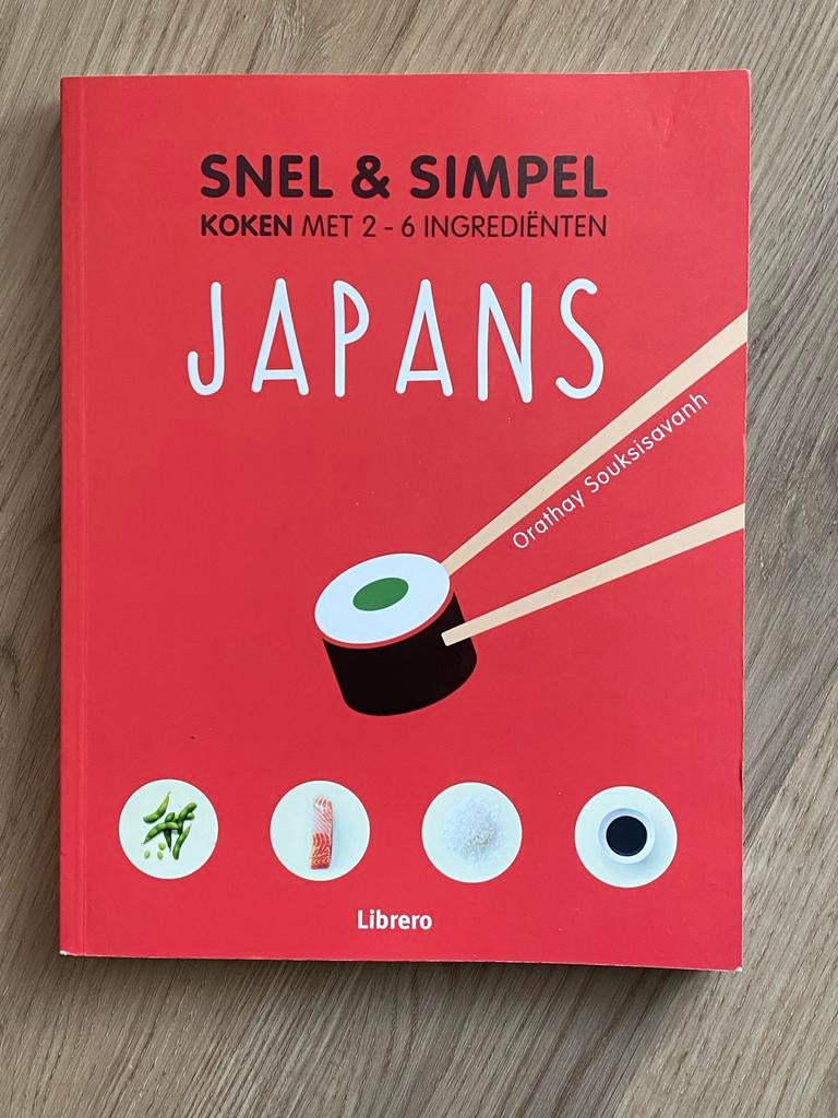 Snel & Simpel Japans Koken - Orathay Souksisavanh, Hoofdgerechten, Azië en Oosters, Ophalen of Verzenden, Zo goed als nieuw