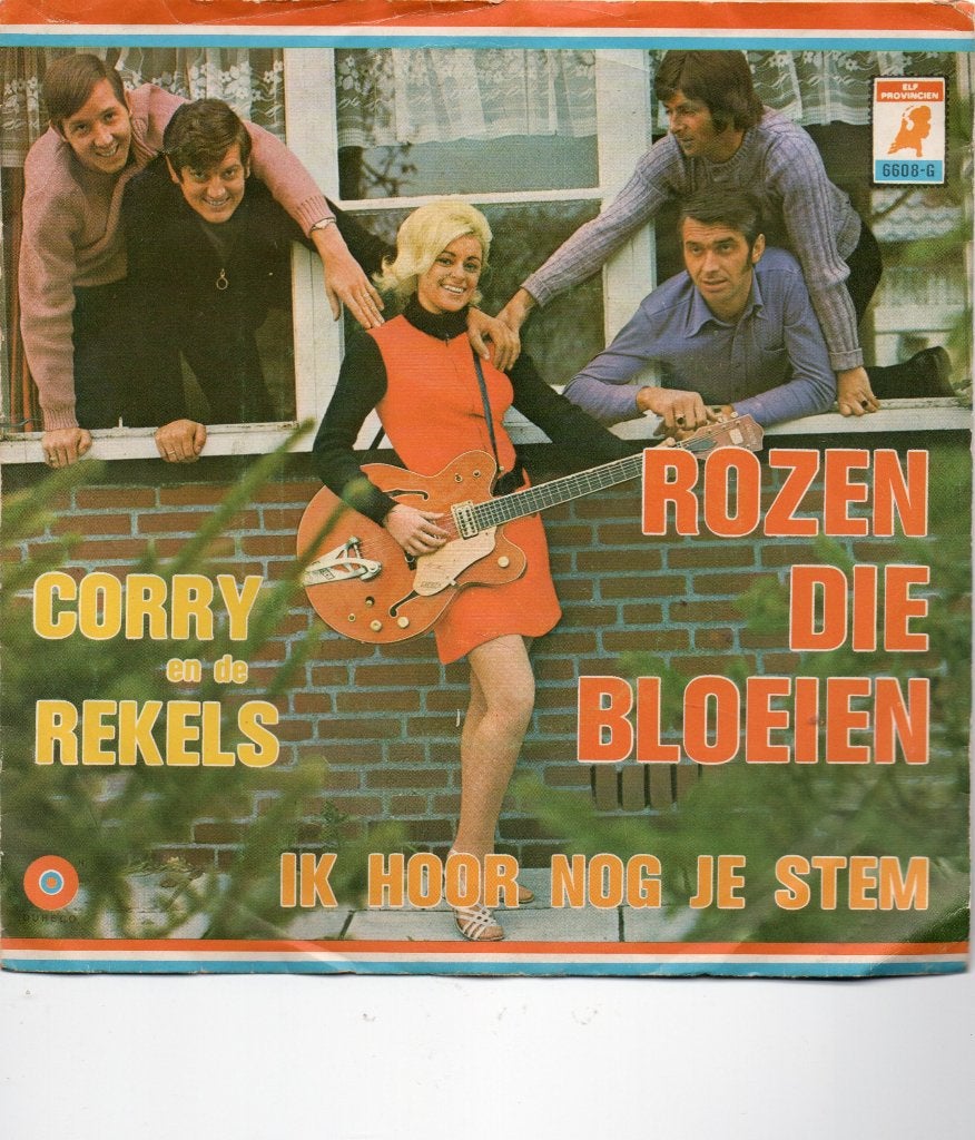 Corry en de Rekels - Rozen die bloeien, Cd's en Dvd's, Vinyl Singles, Gebruikt, 7 inch, Ophalen of Verzenden, Nederlandstalig